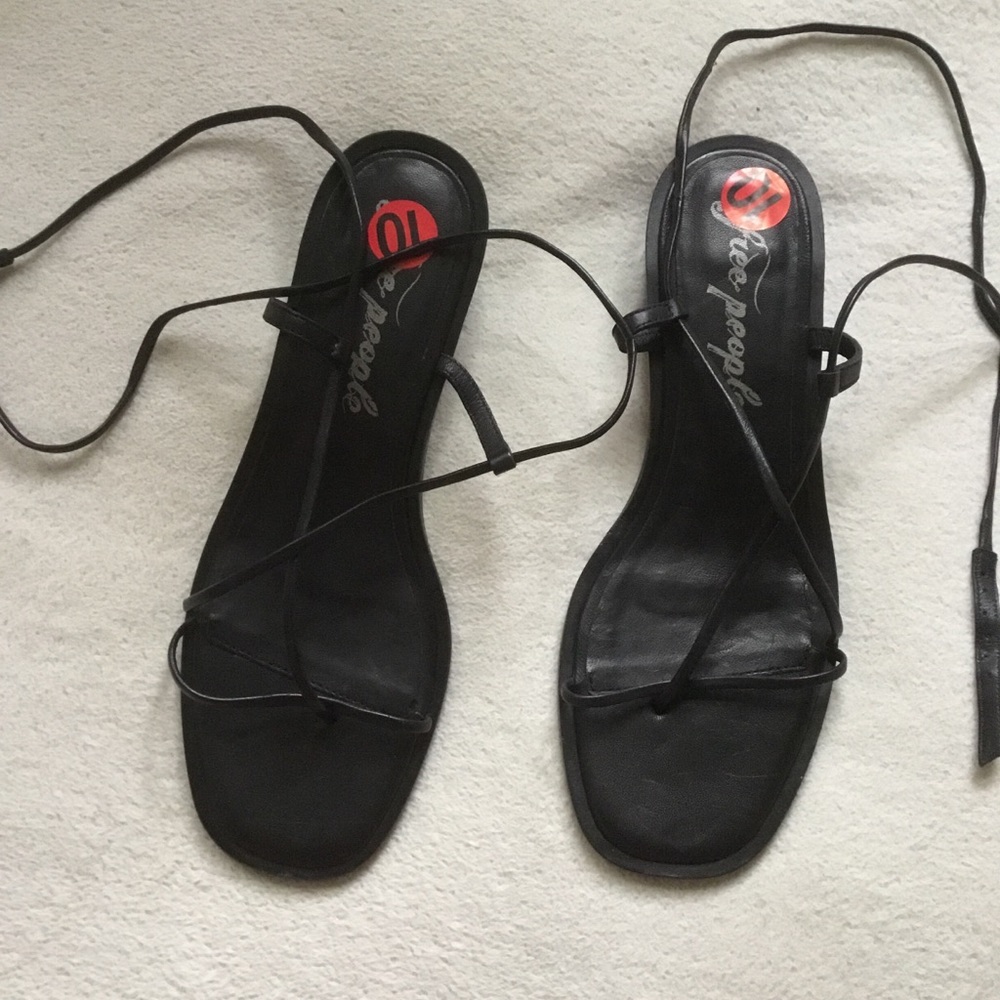 New Free People block heel gladiator sandals 41